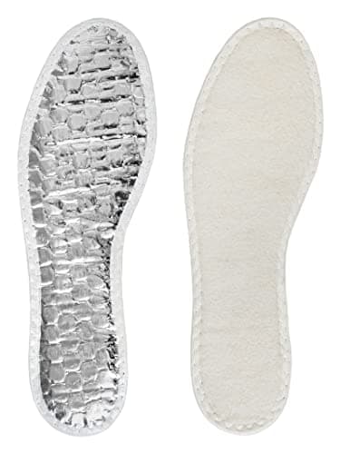 Image of Bama Alutherm Airtech Shoe Insoles - Warm Inner Soles with Air Chamber Insulation and Aluminium Cold Protection Shield Reliable Winter Inserts for Adults UK 7/8-40/41 EUR - 1 Pair