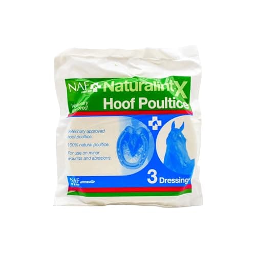 Image of NAF NaturalintX Hoof Poultice – Single Use Dressing for Horses – Supports Abscess Recovery, Inflammation & Hoof Injury Care – Can Be Used Wet or Dry