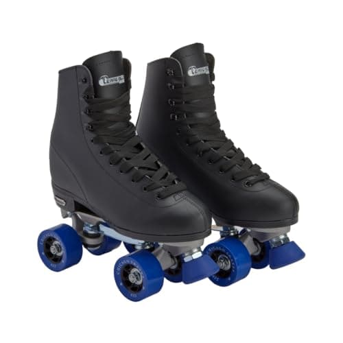 Image of CHICAGO SKATES Men's Classic Roller Skates - Premium Black Quad Rink Skates - Size 3