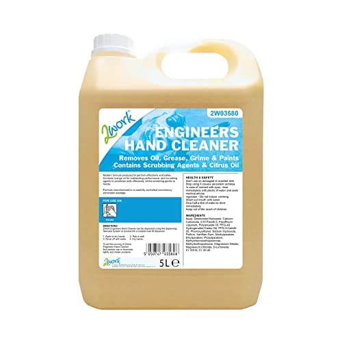 Image of 2Work Engineers Hand Cleaner Orange Scent 5 Litre Bulk Bottle 2W03580