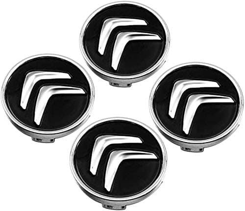 Image of 4pcs Car Hub Caps for Citroen C2 C3 C4 C5 C1 Elysee Berling Xsara Picasso Saxo Cactus Ds3 Ds4 Ds6,Auto Logo Wheel Center Cover Sunscreen Waterproof Styling Accessories,60mm