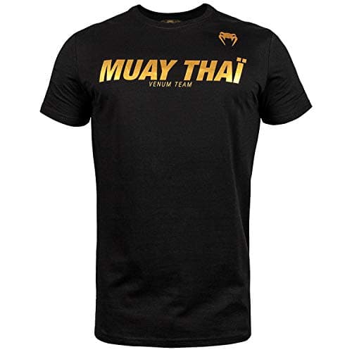 Image of Venum, Muay Thai VT T-Shirt, Men's, XXL, Black/Gold