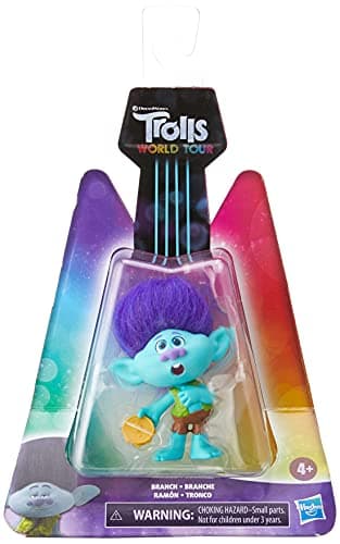 Image of DreamWorks Trolls World Tour Branch Doll with Tambourine, Trolls World Tour Toy