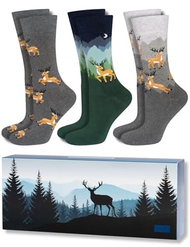 Image of soxo Adventure Socks For Men Funny Gifts Mens Cotton Sock Colourful Funky Gift Men's Crazy Presents Box 6.5-10.5 Adventure 3 Pairs