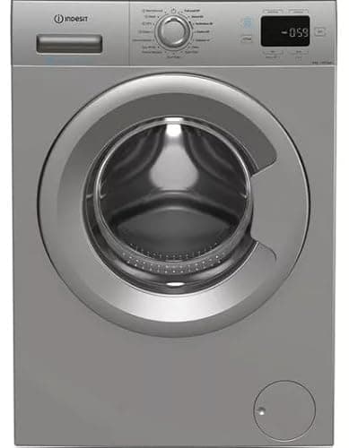 Image of Indesit Push&Go IP 846S 8kg Freestanding Washing Machine – Silver – Push&Go One-Touch Programmes, 1400rpm Spin, Energy Efficient, Quick Wash, Cotton, Mixed, Delicates & Eco Cycles