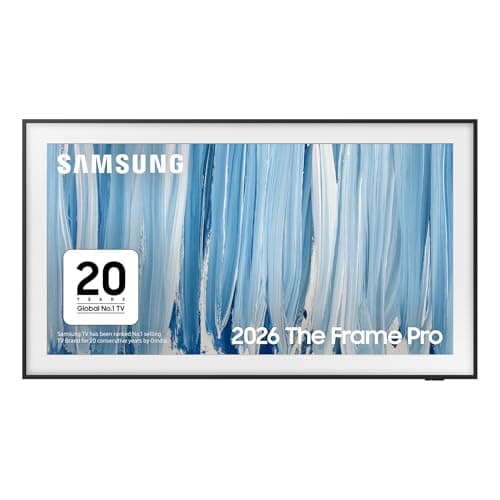 Image of Samsung Smart TV 65-Inch LS03HW The Frame Pro, 4K Neo QLED, Art Mode, Modern Frame Design, Glare Free, HDR10+, Motion Xcelerator 144Hz, Dolby Atmos, Vision AI Companion, Alexa [2026]