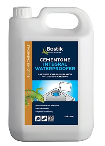 Image of Bostik Cementone Integral Waterproofer 5L - Waterproofer & Plasticiser For Mortar - Ideal For Renders