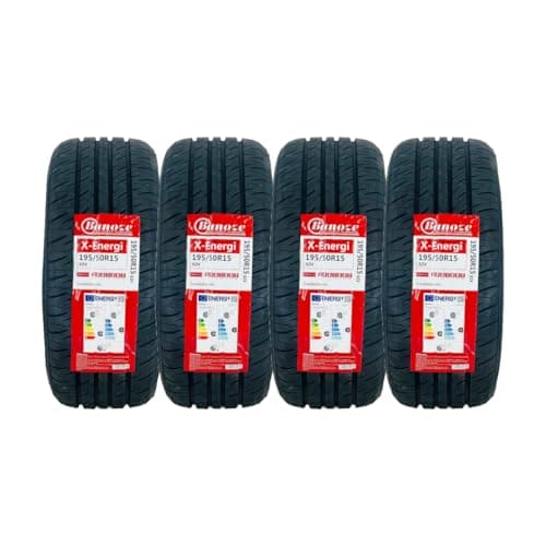 Image of 195/50 R15 BANOZE X-Energi 82V Car Tyre – Fuel-Efficient, Low Noise – Radial Tyre for Sedan & Hatchback – Durable Tread for Wet/Dry Grip - M+S | 195 50 15 (4)