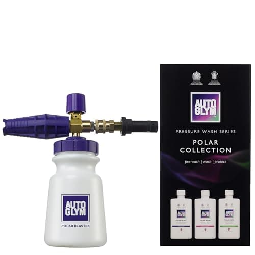 Image of Autoglym Polar Series Starter Bundle - Car Cleaning Kit Includes Polar Blast Pre-Wash Snow Foam, Polar Wash Car Shampoo, Polar Seal Wash Coating, and Polar Blaster Snow Foam Gun For Pressure Washers