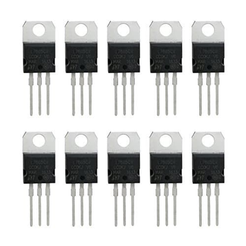 Image of L7805CV L7805 Positive Voltage Regulator ICs Output 5V TO-220 Pack of 10