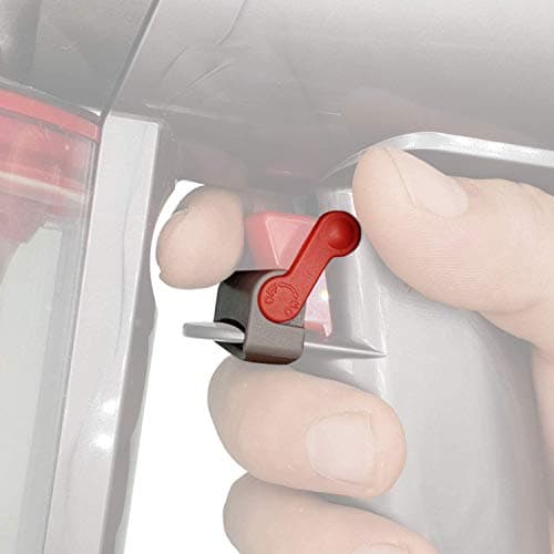 Image of sciuU Power Button On/Off Control Clamp Compatible with Dyson V6 V8 V7 V10 V11 V15 Absolute/Animal/Motorhead Vacuum Cleaner, Lock The Power Button On/Off Status, Free Your Gripping Fingers, Grey&Red
