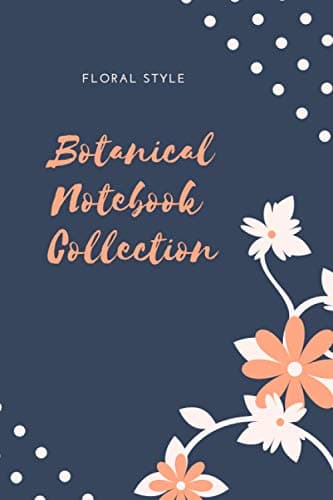 Image of Botanical Notebook Collection: floral journal, gift, diaries, finish matte, 6*9