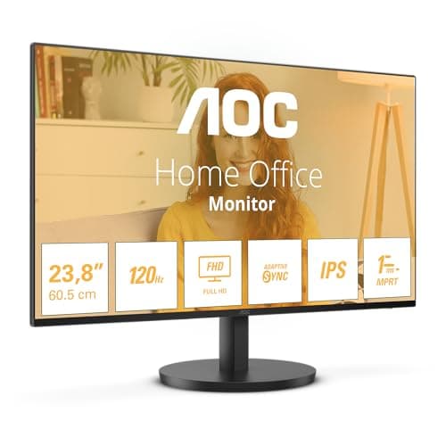 Image of AOC Zoll 24B3HA2-24 Full HD Display Black 1920 x 1080 100 Hz VGA HDMI 1.4