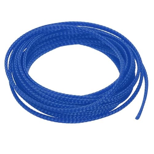 Image of sourcing map Expandable Sleeving,3/16-inch 10ft Cable Sleeve, Blue