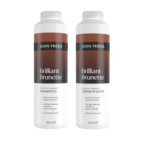 Image of John Frieda Brilliant Brunette Shampoo & Conditioner 500ml x2