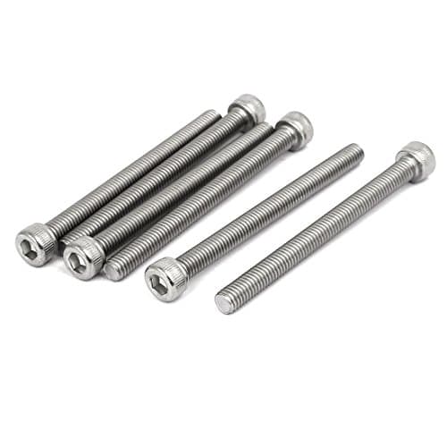 Image of Uxcell M6 x 70mm Thread 304 Stainless Steel Hex Socket Head Cap Screw Bolt DIN912 6pcs