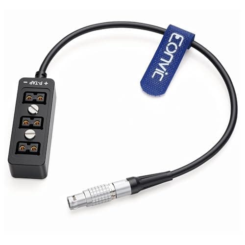 Image of Eonvic 6 Pin Power Splitter Cable 14.8V Output for DJI Ronin 2 to 3 Port D-Tap P-Tap HUB Adapter Cable for Monitor Camera 30CM