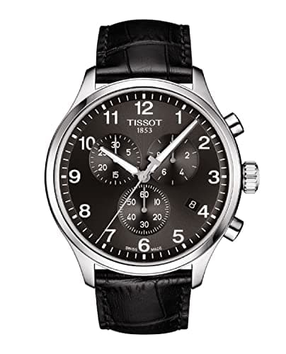 Image of Tissot Mens Chrono XL Stainless Steel Casual Watch Black T1166171605700, Black, Chronograph