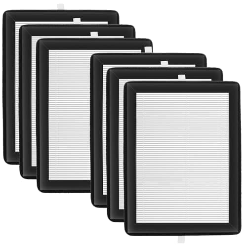 Image of Gekufa 6 Pack Filters for Arete 10L 12L Filter Compatible with MeacoDry Arete One & Two Dehumidifier Air Purifier 2-in-1 (not for 12L Low Energy Dehumidifier)