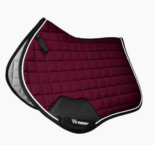 Image of SC160 John Whitaker Club Close Contact Saddle Pad (Burgundy, Full)