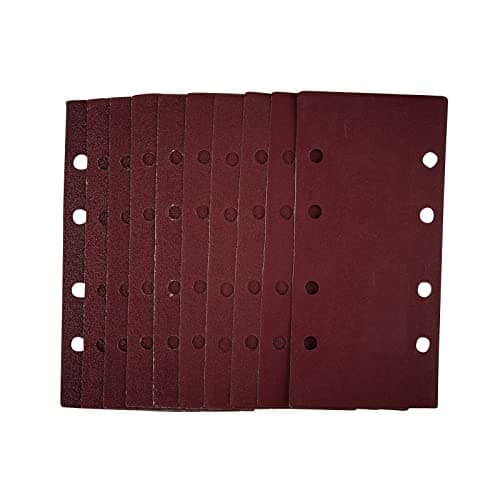 Image of Draper 55066 1/3 Sanding Sheets with Hook and Loop, 93 x 190mm, Assorted Grit (Pack of 10)