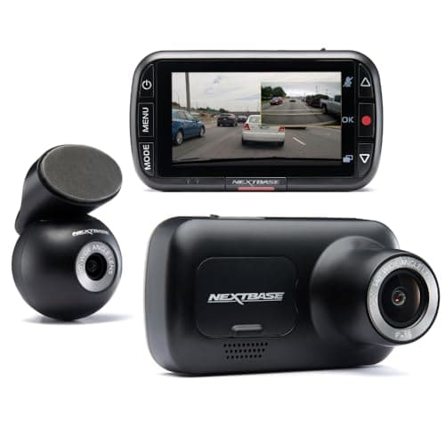 Image of Nextbase 222XR Dash Cam Front and Rear Camera - 1080p Full HD Car Camera Dashcam - Night Vision, Intelligent Parking Mode, G-Sensor, Motion Detection, Loop Recording, 2.5" IPS Screen, Magnetic Mount