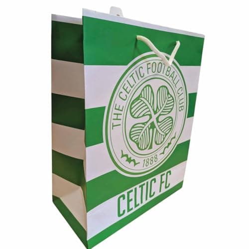 Image of Celtic FC GIFT BAG FOOTBALL THEME MEDIUM SIZE BIRTHDAY GIFT BAG