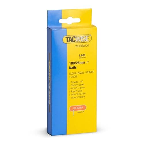 Image of Tacwise 0361 Galvanised Brad Nails Type 18G / 25 mm, Pack of 1000
