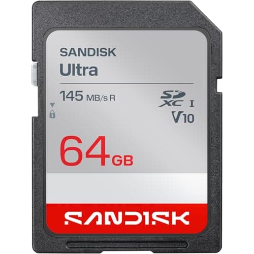 Image of SANDISK Ultra SDXC UHS-I Card 64GB (up to 145MB/s read speed, Full HD video, V10, U1, C10) SANDISK Memory Zone App