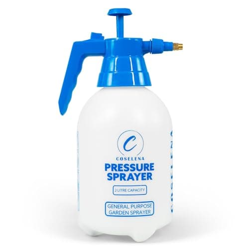 Image of Coselena 2L Garden Sprayer – High-Pressure Sprayer with Adjustable Nozzle & Carry Strap – Durable Weed Killer Sprayer Pump & Multipurpose Spray Bottle for Plants, Patio, and Lawn Care