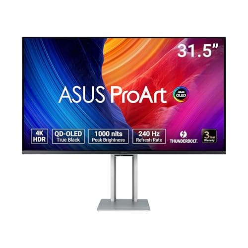 Image of ASUS ProArt Display OLED PA32UCDM 32 inch Professional Monitor (Visible 31.5 inch), 4K UHD (3840 x 2160), QD-OLED, Ultra Slim, 240Hz
