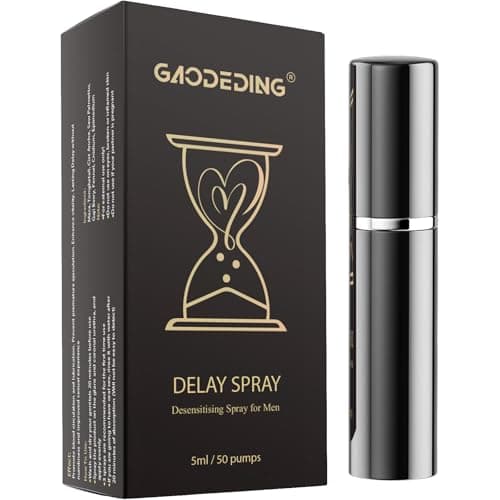 Image of Men's Delay Spray - Prolong Pleasure & Last Longer in Bed with Fast-Acting Desensitizing Formula,Discreet Packaging Portable