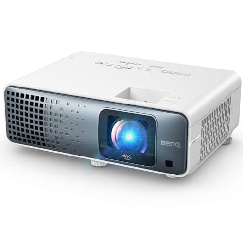 Image of BenQ TK710STi 4K HDR Laser 3200 Lumens Movie and Gaming Short Throw Projector with 4ms Response Time | 240Hz Refresh Rate | HDR10 & HLG | Android TV with Netflix Chromecast & AirPlay | 3D Keystone