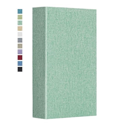 Image of Vienrose Linen Photo Album 6x4 300 Pockets Photobooks Green Page Large Capacity Picture Albums for Valentine Wedding Christmas Birthday