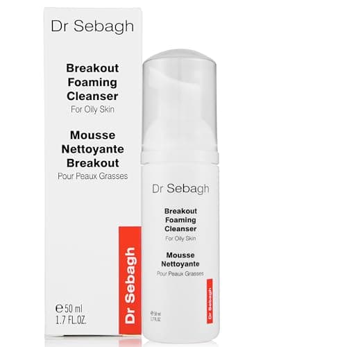 Image of Dr Sebagh Breakout Foaming Cleanser (50 ml) - Face Wash for Acne Prone/Oily Skin - Purifies, Clears & Hydrates - Foam Face Wash for Oily Skin - Deep Pore Cleanser - Facewash