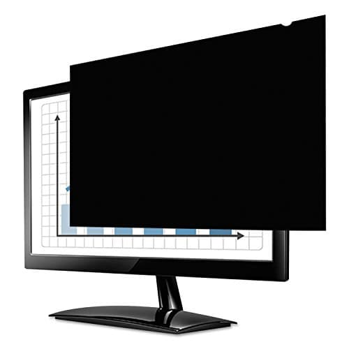 Image of Fellowes PrivaScreen Anti Glare Privacy Filter and Screen Protector for Laptop and Monitor 20.1 Inches 4:3 Standard - Easy Attach and Removal with Quick Reveal Tabs, Black