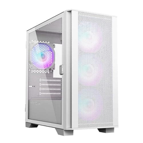 Image of Montech Air 100 ARGB, Mini-Tower, Tempered Glass - White