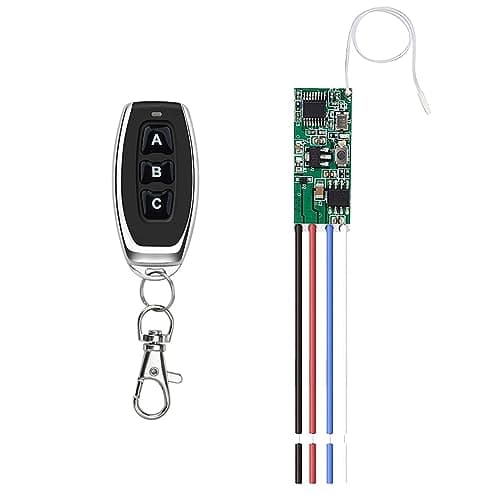 Image of QIACHIP 12V DC Motor Remote Control Switch Drive Forwards and Reverse Module,3V 5V 16V 433Mhz RF Wireless Electric Push Rod Motor Controller