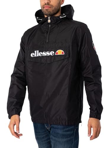 Image of Ellesse Men's Mont 2 Over Head Jacket, Anthracite, M UK