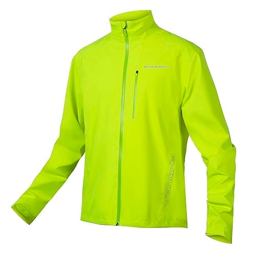 Image of Endura Hummvee Waterproof Cycling Jacket | MTB Jacket | Zip Pockets | Breathable | Ventilated | Durable Jacket, Yellow, 2XL