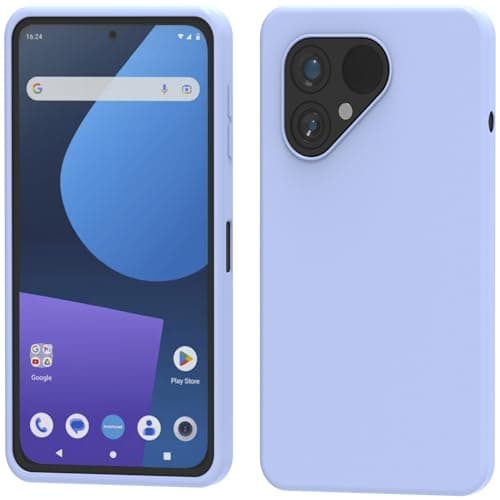 Image of foto-kontor Protective case compatible with Fairphone 5 rubber TPU mobile phone cover blue