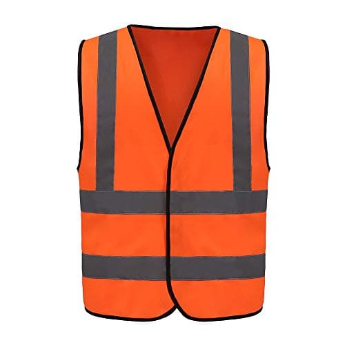 Image of Orange high vis Reflective Vest High Visibility orange hi viz vis Executive Waistcoat