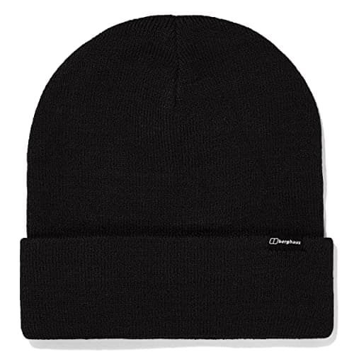Image of Berghaus Unisex Inflection Beanie Hat | Classic Fit Beanie, Black/Black, One Size
