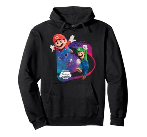 Image of The Super Mario Galaxy Movie Mario & Luigi Adventure Pullover Hoodie