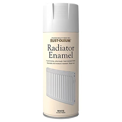 Image of Rust-Oleum 400ml Radiator Enamel Spray Paint - Gloss White