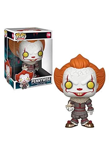 Image of Funko Pop! Movies: IT: Chapter 1- 10" Pennywise With Boat - It - Collectable Vinyl Figure - Gift Idea - Official Merchandise - Toys for Kids & Adults - Movies Fans - Model Figure for Collectors