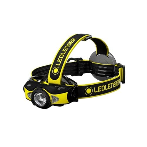 Image of Ledlenser iH11R - Rechargeable Outdoor Bluetooth LED Head Torch, Super Bright 1000 Lumens Headlamp, 320 Meter Focus, Professional Head Torch Rechargeable, Up to 100 Hours Running Time
