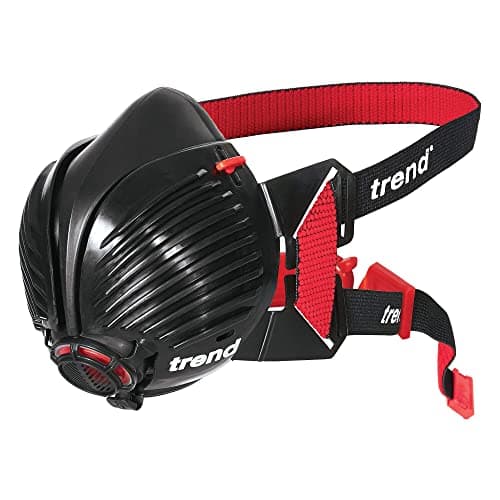 Image of Trend Air Stealth P3 Dust Mask Respirator, Small/Medium, Replaceable HEPAC Filters, Comfortable Design for All-Day Use, 99.99% Filtration Efficiency, STEALTH/SM