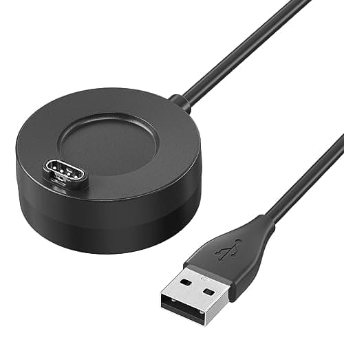 Image of Charger Cable Compatible with Garmin Forerunner 255/Forerunner 55/Forerunner 245 Music/Forerunner 945/935/245/245M/45/45S, 100cm USB A Charging Cable Replacement for Garmin Fenix 7/Fenix 6/Fenix 5(1)