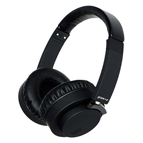 Image of groov e Fusion - Wireless Bluetooth Headphones - Over the Ear Headphone with Built-in Mic, Removable Audio Cable, & 35Hrs Audio Playback - Bluetooth & 3.5mm Audio Jack - Black